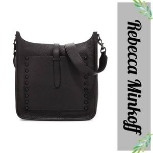 Rebecca Minkoff Leather Studded Feed Bag